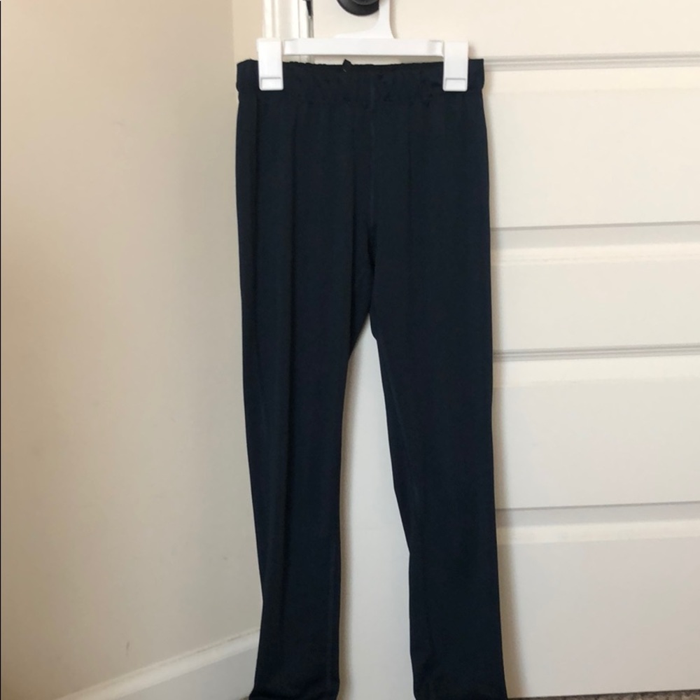 Blue active leggings